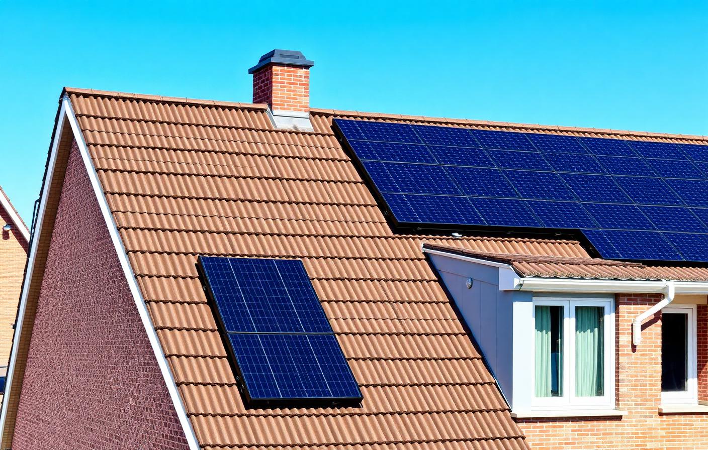 Zonnepanelen op dak